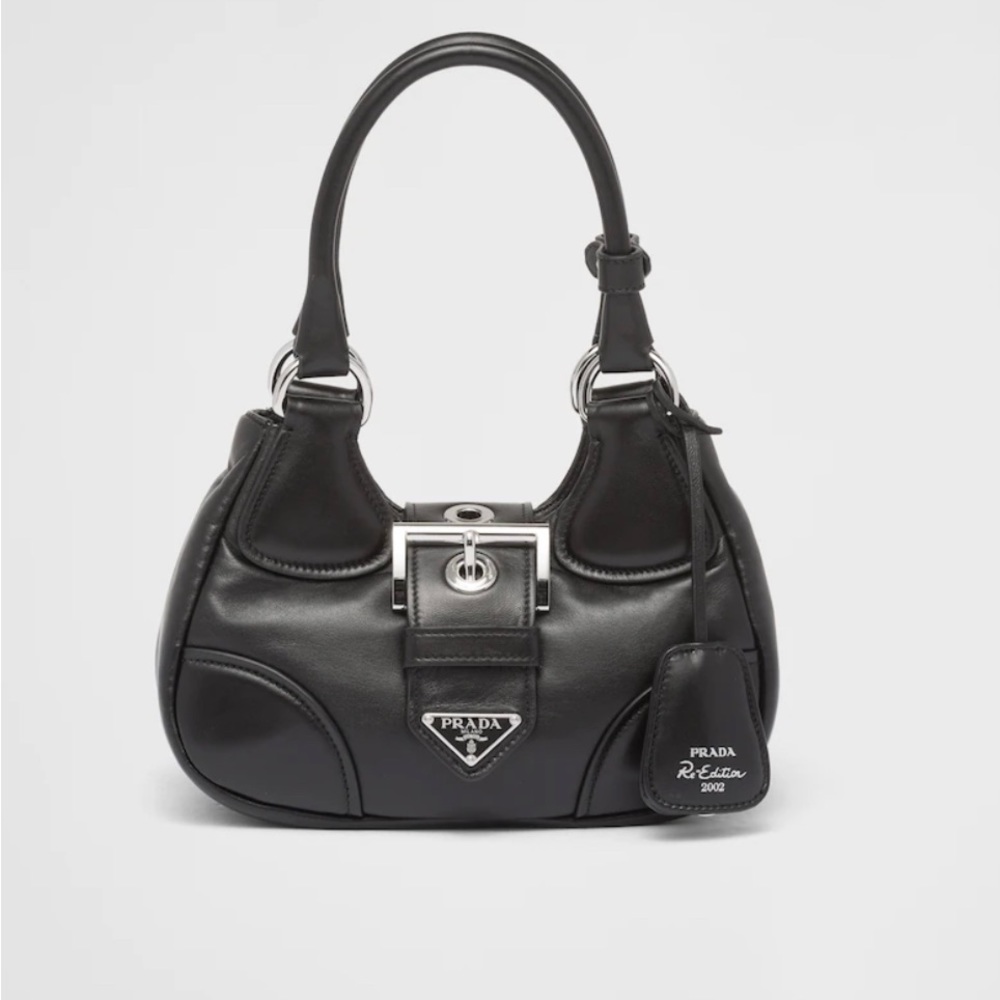 PRADA MOON PADDED NAPPA LEATHER BAG